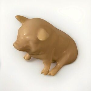 Belleek Porcelain Pig Figurine